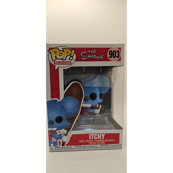 Funko Pop! The Simpsons‎ Itchy Vinyl Figure #903 Television Collectible - Picture 1 of 5